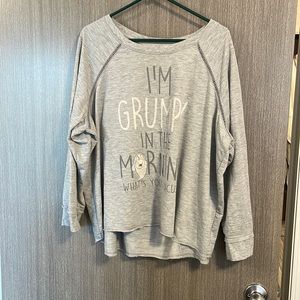 Gray Disney Pajama Shirt